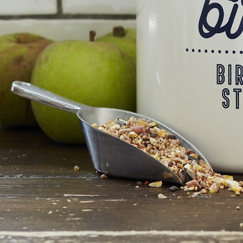 Burgon & Ball® Feed the Birds Tin, Stone - Che Cose Belle