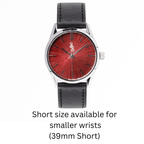 Burgundy Sunburst Watch - Che Cose Belle