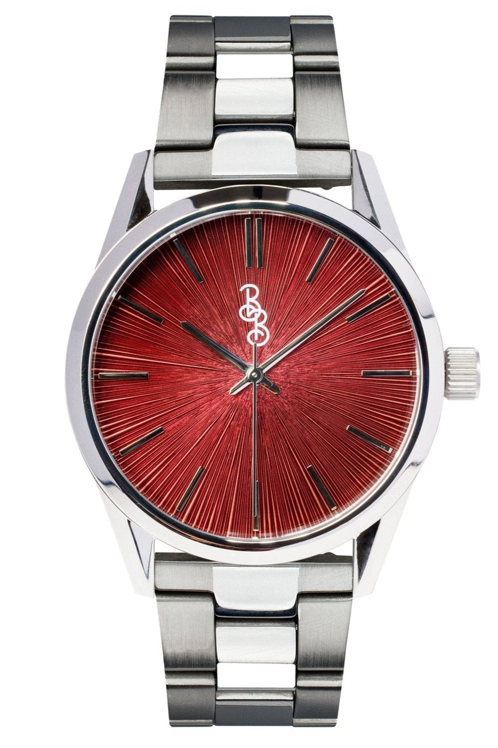 Burgundy Sunburst Watch - Che Cose Belle