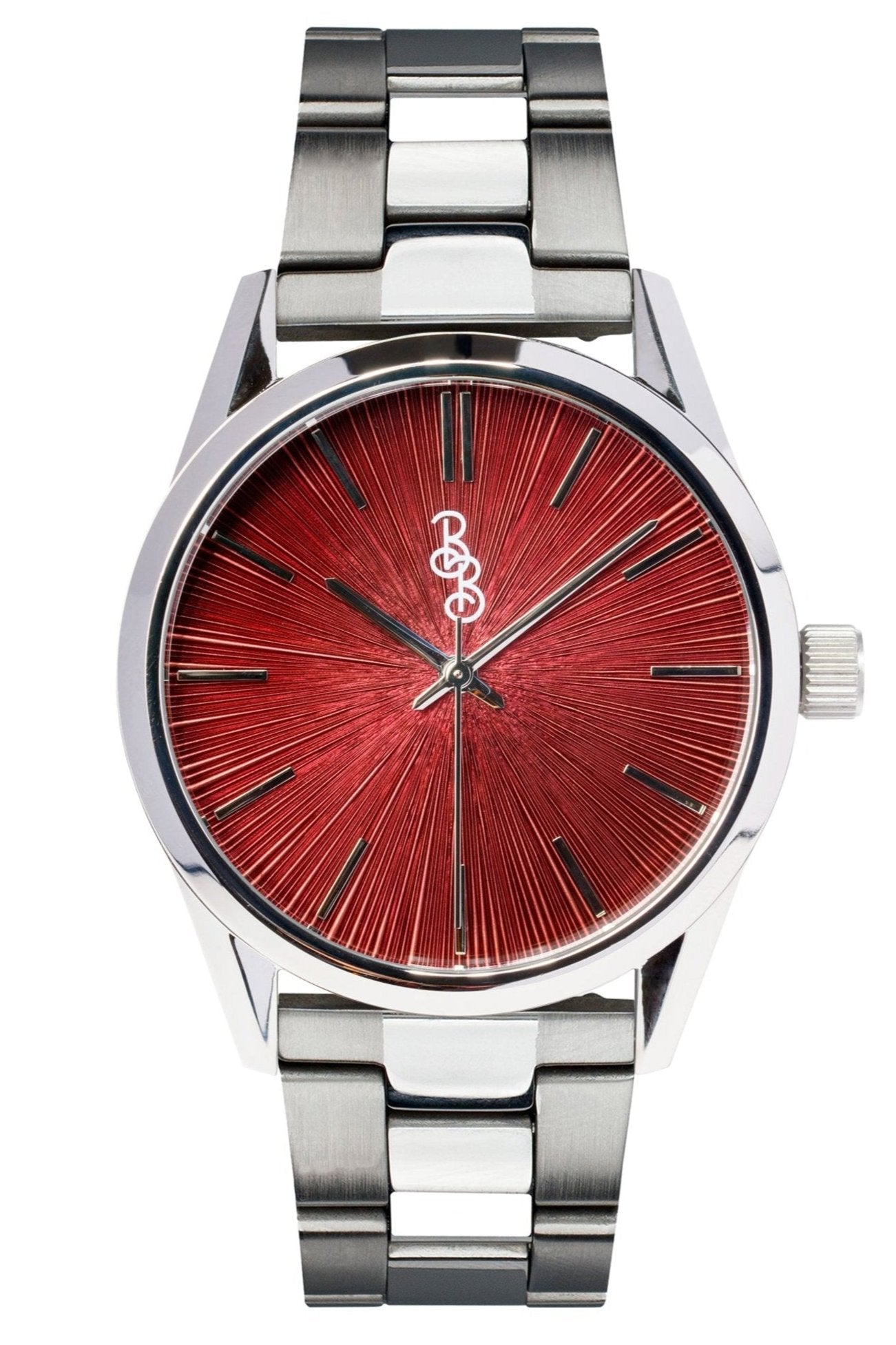 Burgundy Sunburst Watch - Che Cose Belle