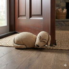 Burlap Dog Door Stop Arcadia Home - Che Cose Belle
