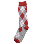 Burnt Orange Argyle Socks - Che Cose Belle