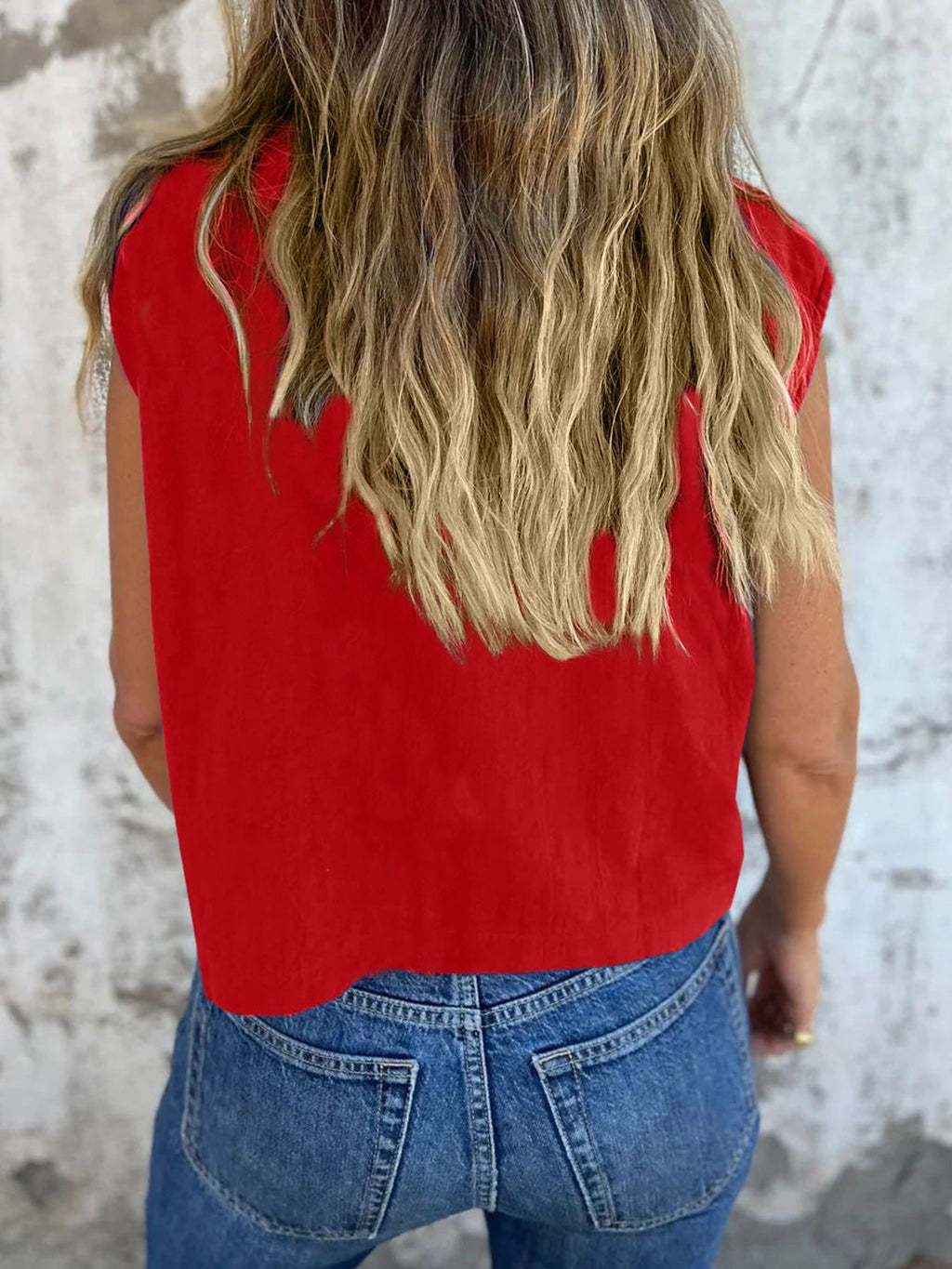 Button - Down Cap Sleeve Shirt - Che Cose Belle