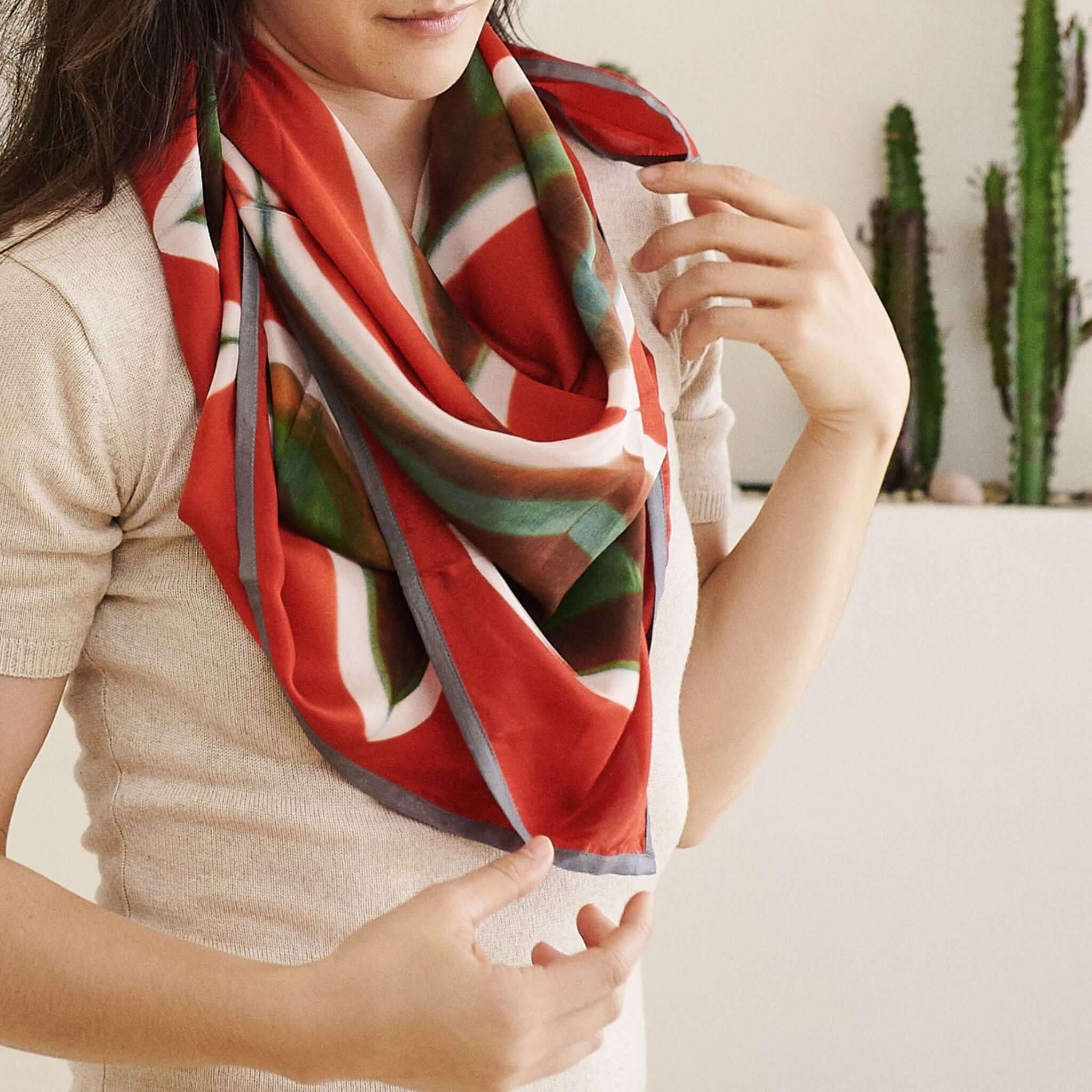 Fawn Square Scarf