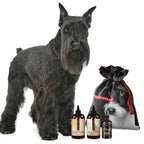 THE SMALL DELUXE DOGGY BAG — Luxury Dog Grooming Kit with 12oz Coat-Specific Shampoo, Conditioner & Signature Scent