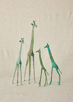 Tuareg Brass Giraffes Figurines