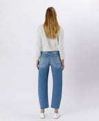 Lovervet by VERVET High Rise Mild Barrel Jeans: Her Possession