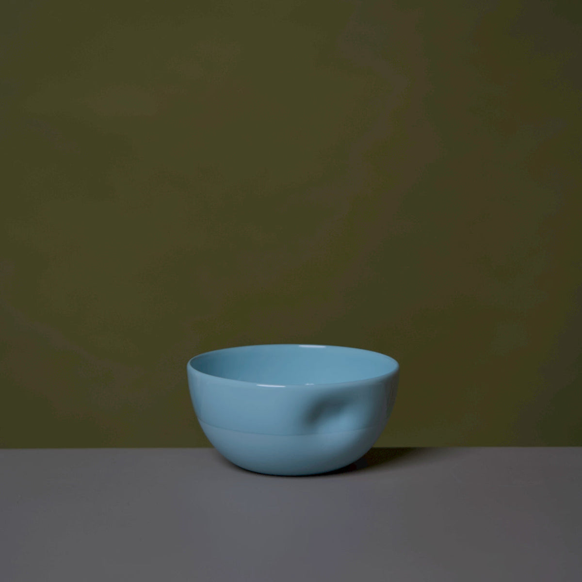 Unique Series Thumb Print Porcelain Bowl - Denim