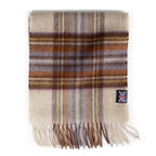 Prince of Scots Fringed Merino Wool Scarf - Dress Heather Stewart