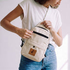Vegan Leather Crossbody Bag for Women | Umoja Large Sling Bag for Men