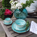Cabana Turquoise Dinnerware - 20 Piece Set - Che Cose Belle