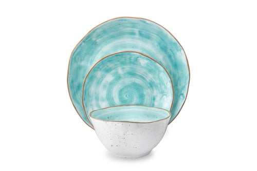 Cabana Turquoise Dinnerware - 20 Piece Set - Che Cose Belle