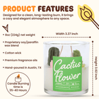 Cactus Flower Container Candle - Che Cose Belle