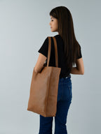 Café Chic Women's Leather Tote Bag - Che Cose Belle