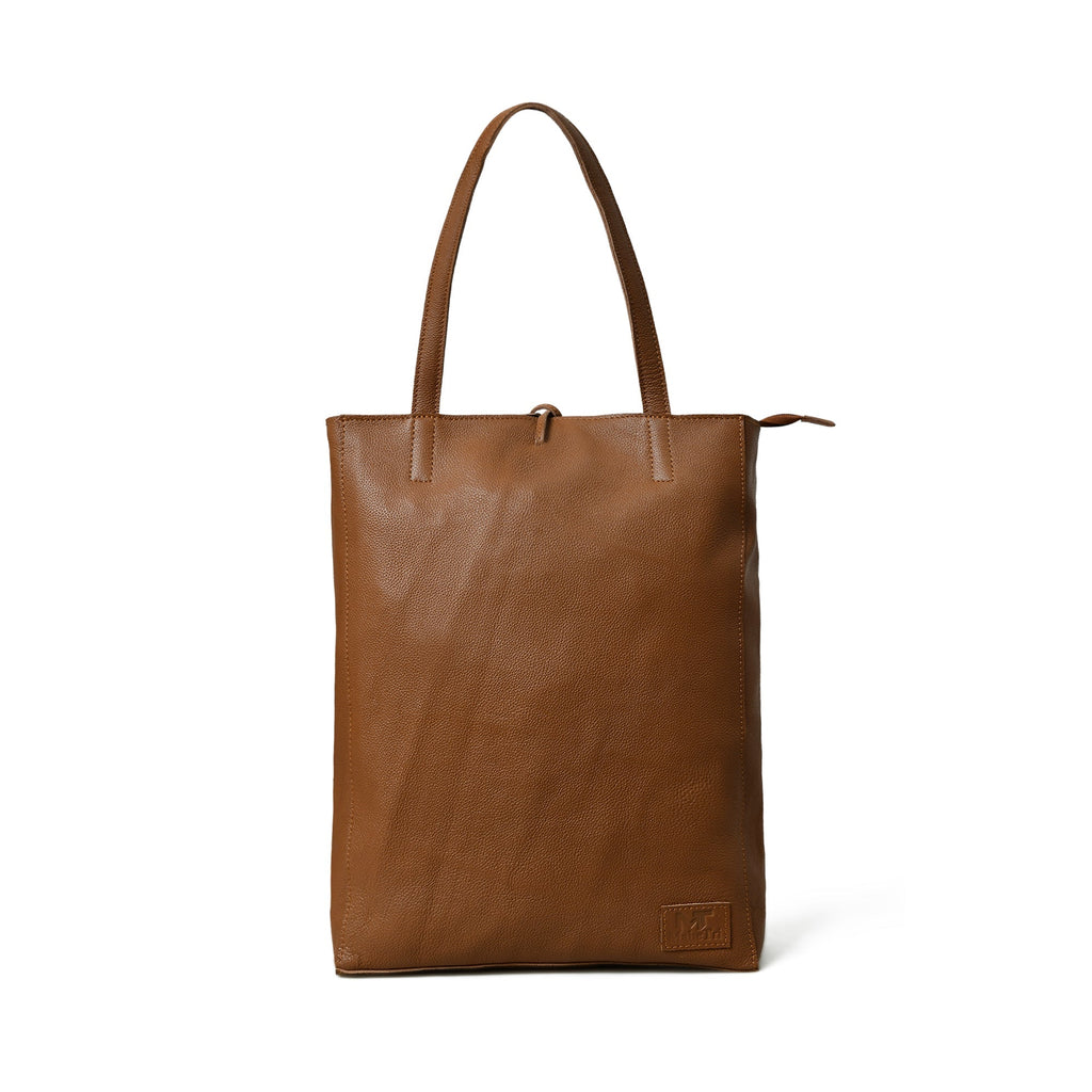 Café Chic Women's Leather Tote Bag - Che Cose Belle