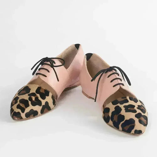 Calf Hair Leather Flat Shoes- Native by Lordess - Che Cose Belle