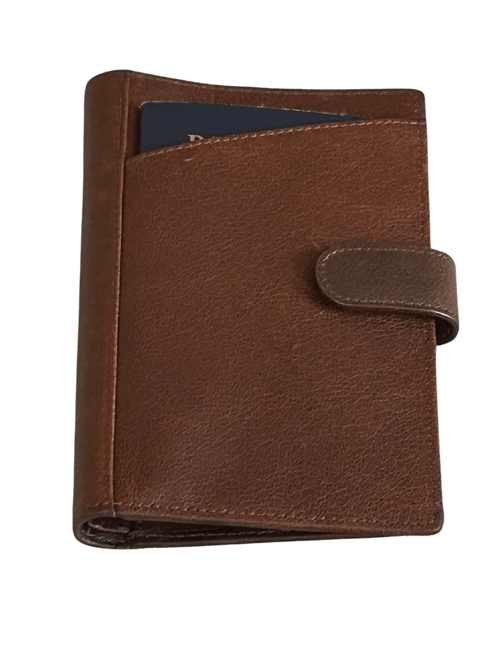 Cambridge Full - Grain Leather Passport Wallet - Che Cose Belle