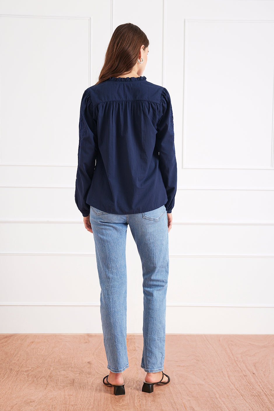 Camilla Blouse in Navy - Che Cose Belle