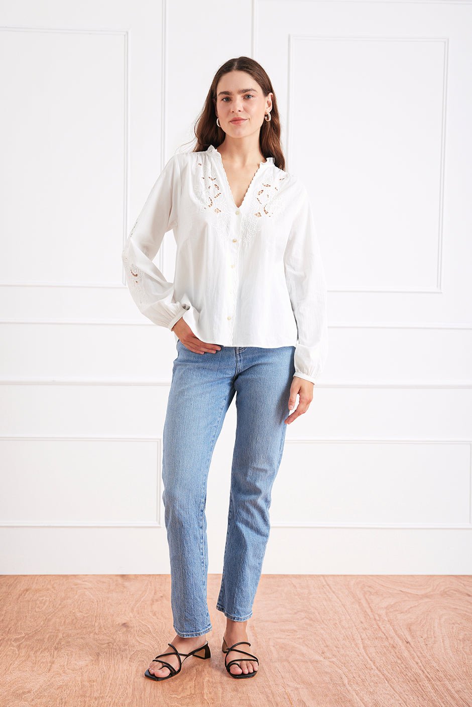 Camilla Blouse in Off White - Che Cose Belle