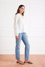 Camilla Blouse in Off White - Che Cose Belle