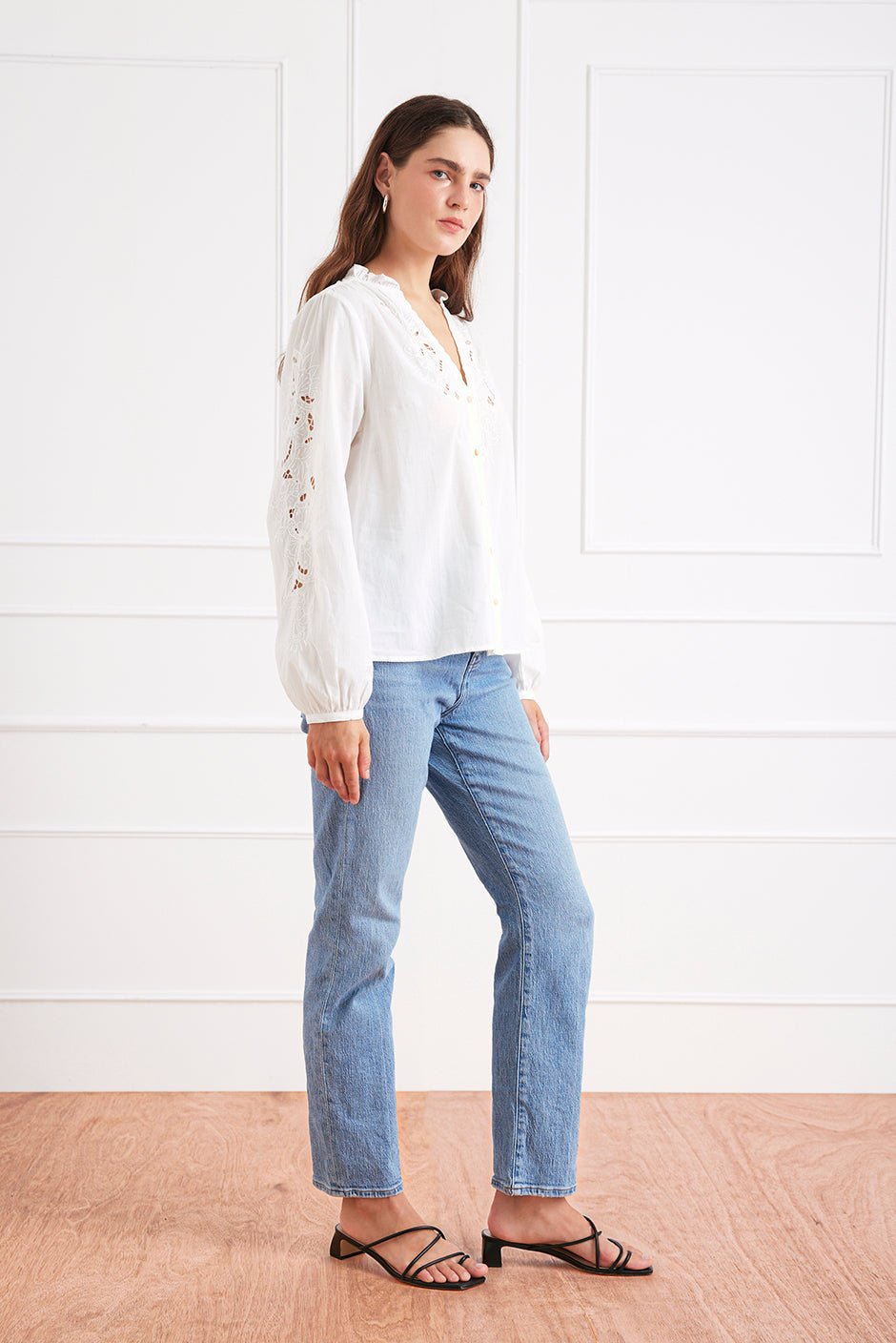 Camilla Blouse in Off White - Che Cose Belle