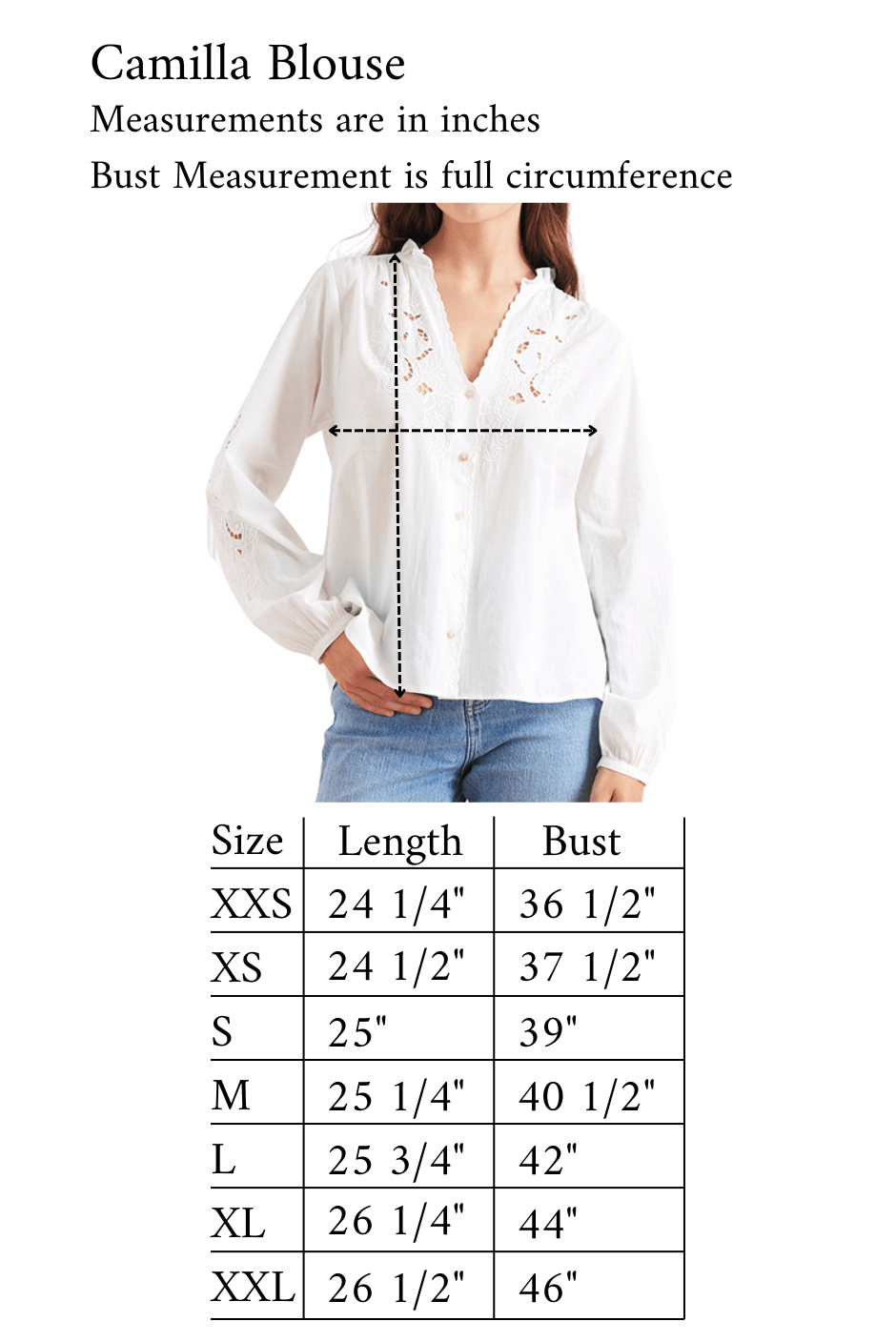 Camilla Blouse in Off White - Che Cose Belle