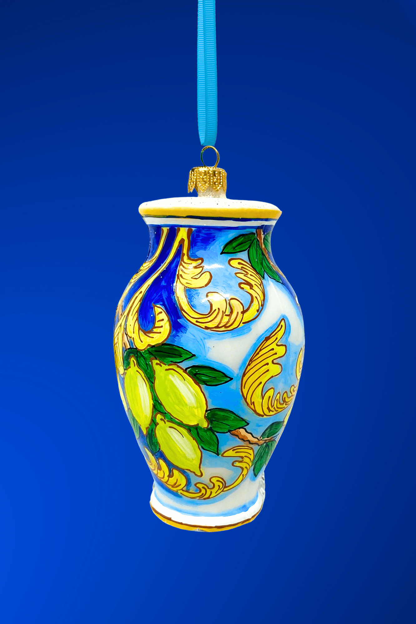 Campania Vase Polish Glass Ornament - Che Cose Belle