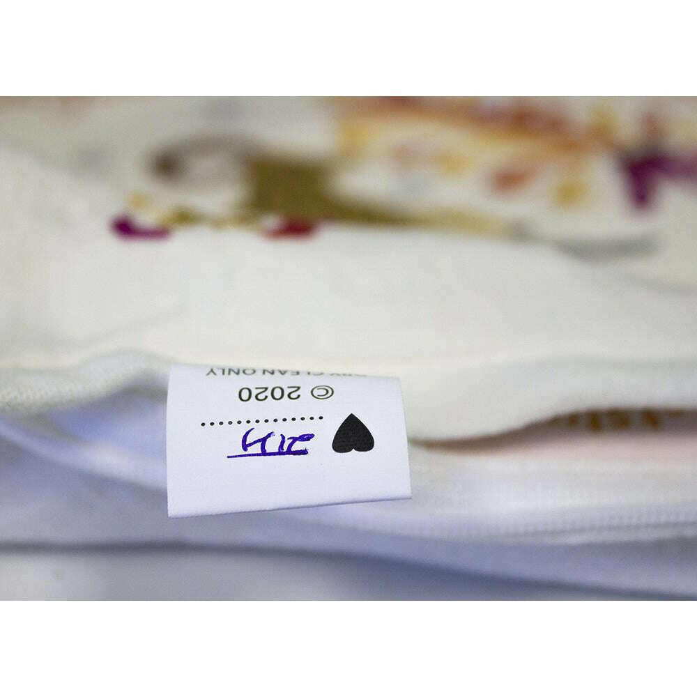 Cancer Astrology Hand-Embroidered Pillow by Cat Studio
