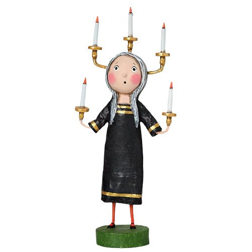 Candle Maker Halloween Figurine by Lori Mitchell *NEW FOR 2025* - Che Cose Belle