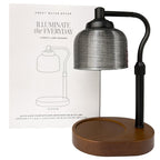 Candle Warmer Lamp with Wood Base - Che Cose Belle