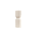 Ribbed Hourglass Pillar Candle