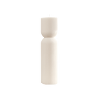 Ribbed Hourglass Pillar Candle