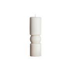 Roman Ribbed Pillar Candle