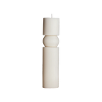 Roman Ribbed Pillar Candle