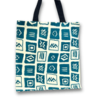 Canvas Beach Tote Bag, Top Handle Shoulder Tote Bags - Che Cose Belle
