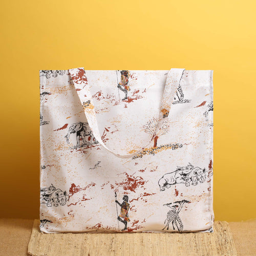 Canvas Beach Tote Bag, Top Handle Shoulder Tote Bags - Che Cose Belle