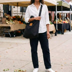 Canvas Carry-All Crossbody Bag for Men & Women | Amani - Che Cose Belle