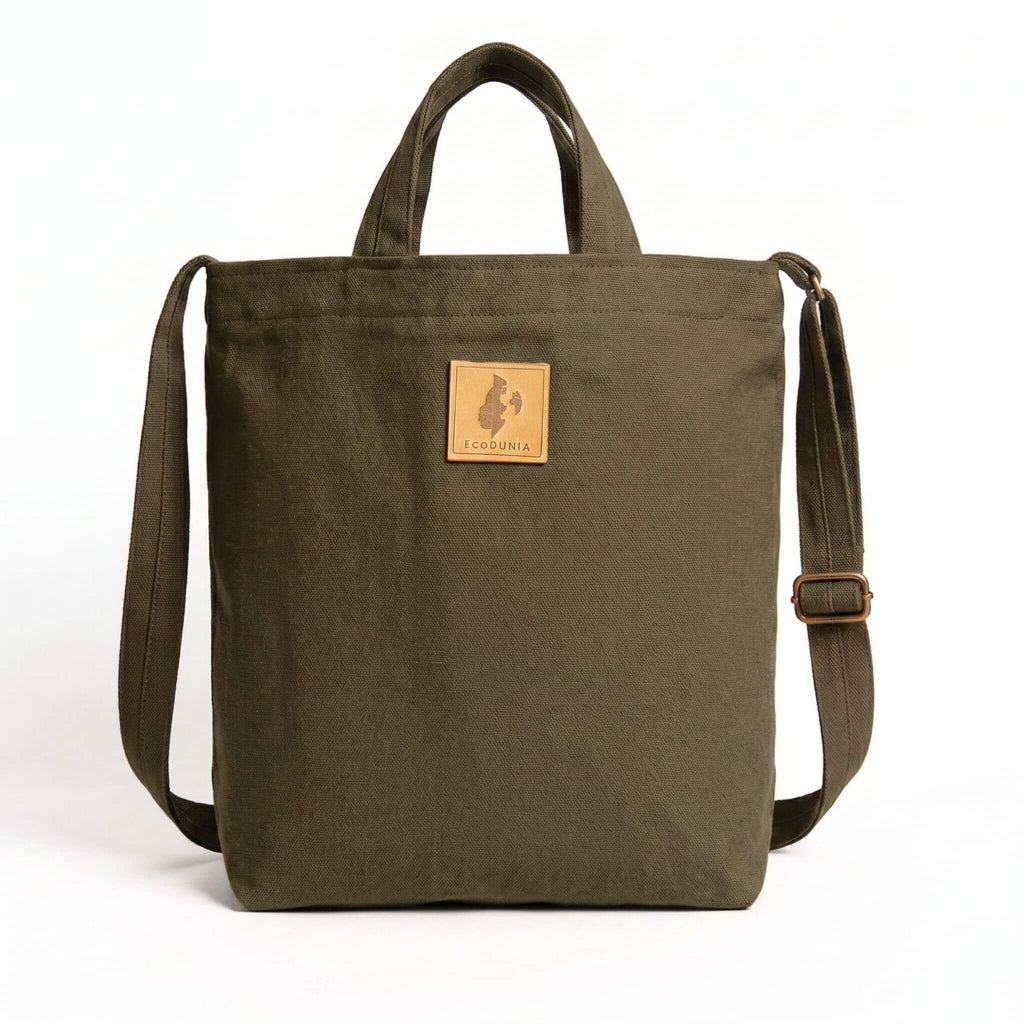Canvas Carry-All Crossbody Bag for Men & Women | Amani - Che Cose Belle