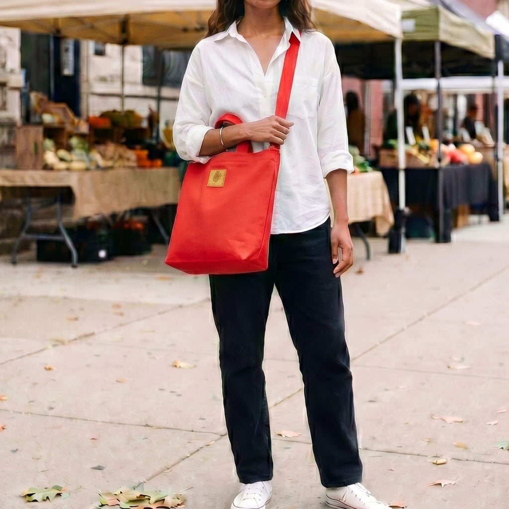 Canvas Carry-All Crossbody Bag for Men & Women | Amani - Che Cose Belle