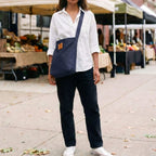 Canvas Carry-All Crossbody Bag for Men & Women | Amani - Che Cose Belle