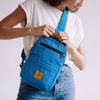 Canvas Crossbody Sling Bag for Men | Umoja Large Sling Bag for Women - Che Cose Belle