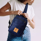 Canvas Crossbody Sling Bag for Men | Umoja Large Sling Bag for Women - Che Cose Belle