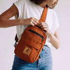Canvas Crossbody Sling Bag for Men | Umoja Large Sling Bag for Women - Che Cose Belle
