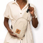Canvas Crossbody Sling Bag for Women Men | Buru Small Sling Bag Chest Bag - Che Cose Belle