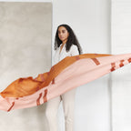 Canyon Hand Embroidered Hand Woven Merino Silk Soft Scarf - Che Cose Belle