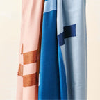 Canyon Hand Embroidered Hand Woven Merino Silk Soft Scarf - Che Cose Belle