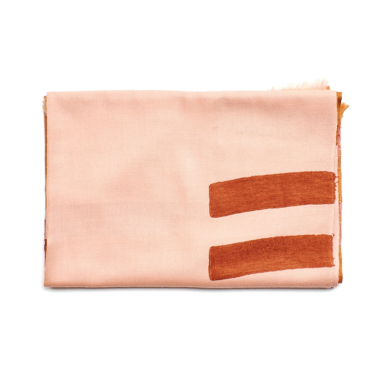 Canyon Hand Embroidered Hand Woven Merino Silk Soft Scarf - Che Cose Belle