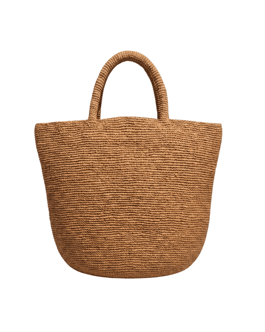 Caramel Raffia Beach Tote Bag - Che Cose Belle