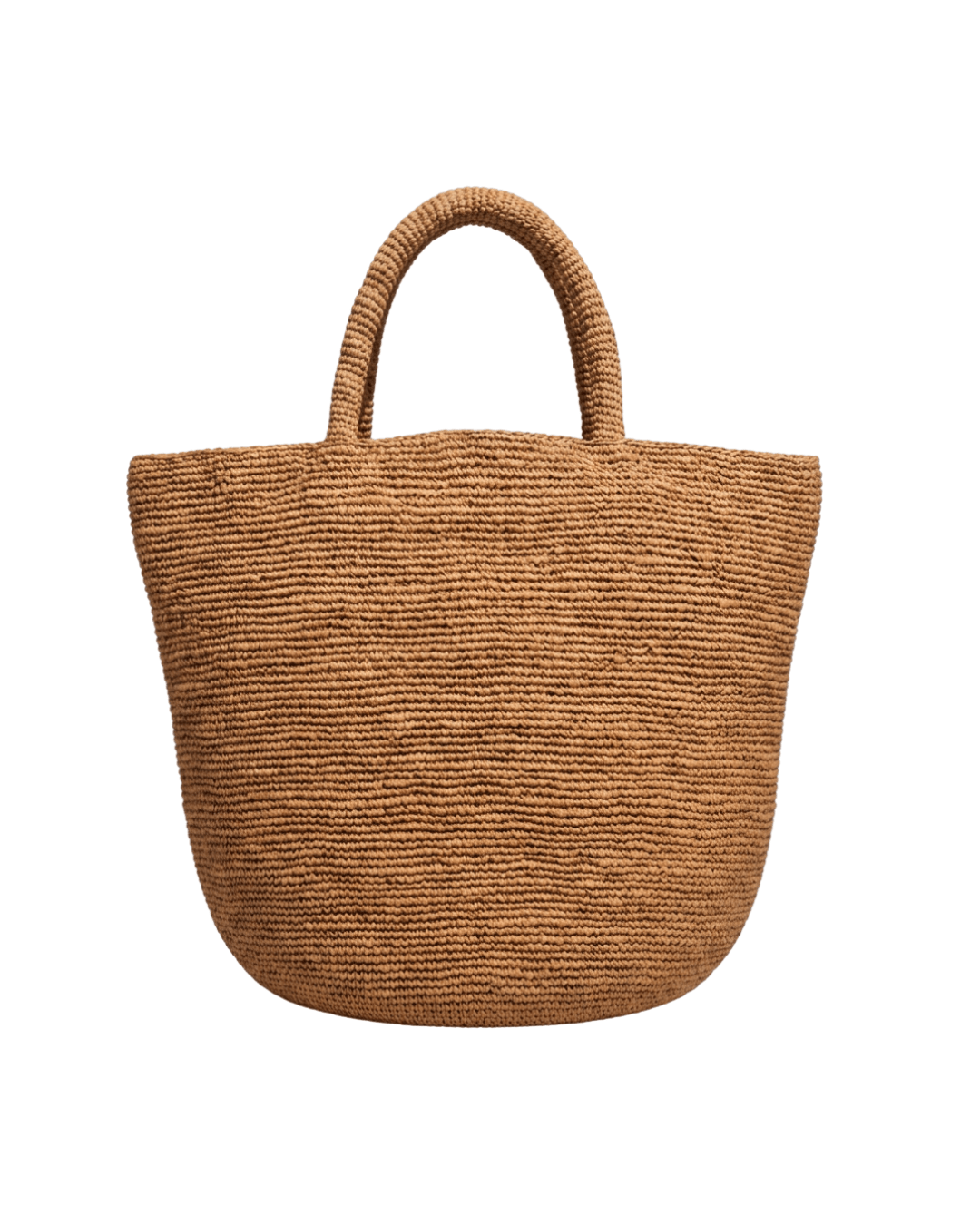 Caramel Raffia Beach Tote Bag - Che Cose Belle