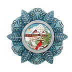 Cardinal Snowfall Sculpted Hand-Painted Christmas Ornament by G. DeBrekht - Wildlife Holiday Decor - 6102180 - Che Cose Belle